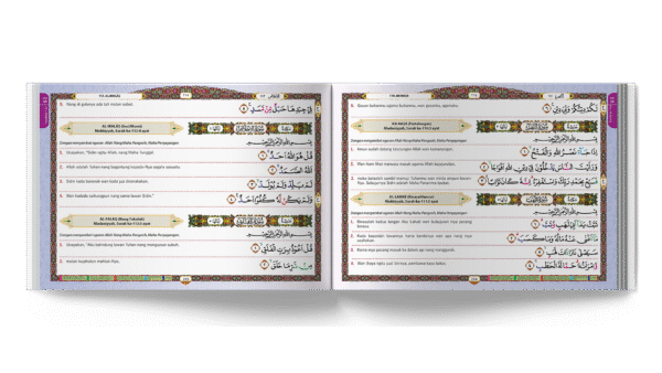 isi 3 Al-Qur'an Al-Banjari (Per Juz Terjemah Bahasa Banjar) - 6 Jilid Lengkap